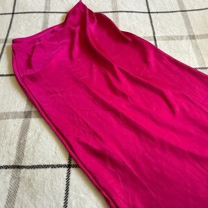 Old Navy Bright Fuchsia Slip Dress